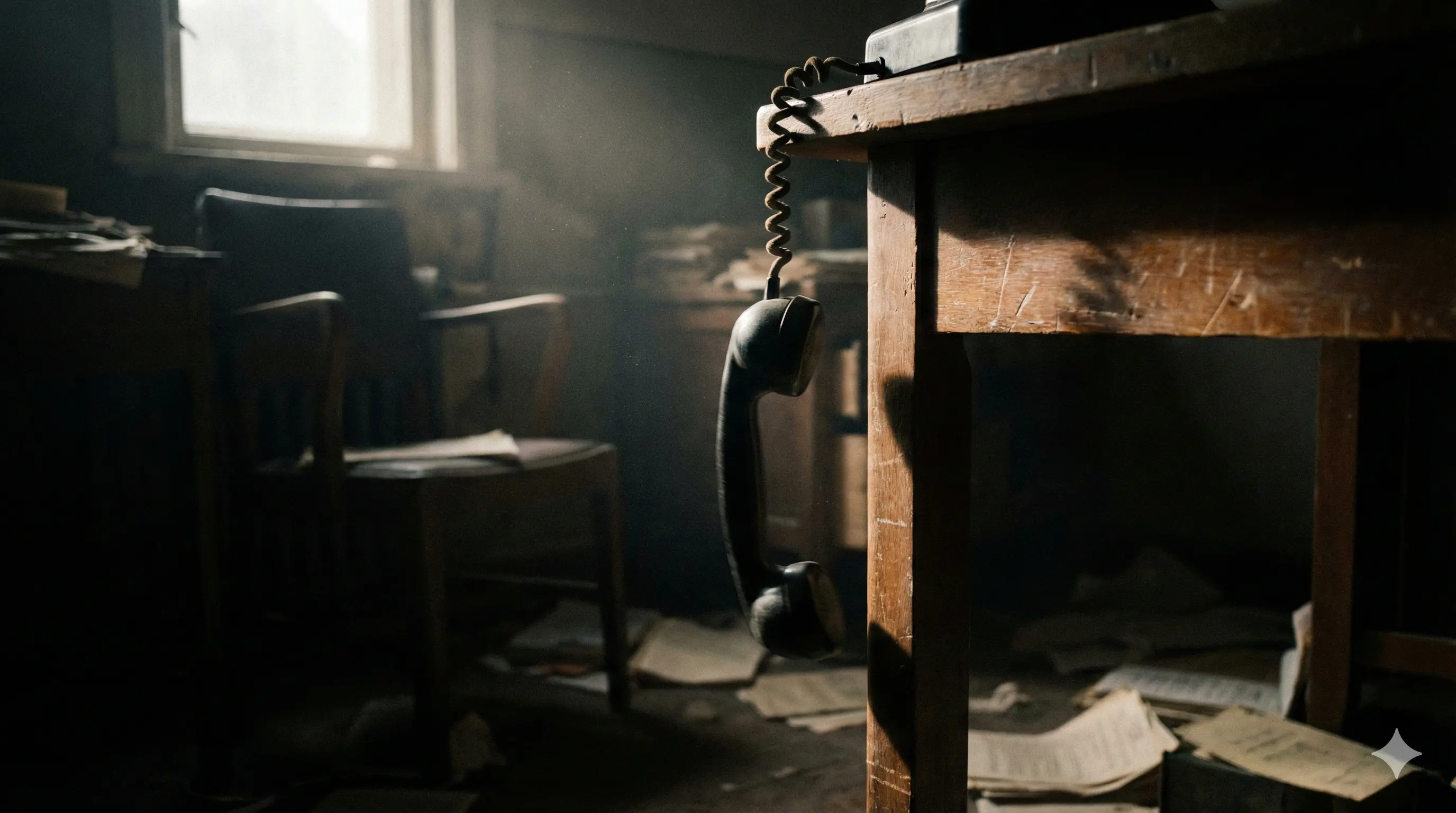 Абстрактное изображение звуковой волны, которая превращается в колючую проволоку. Темный фон, неоновые акценты. Стиль: Cyberpunk Noir