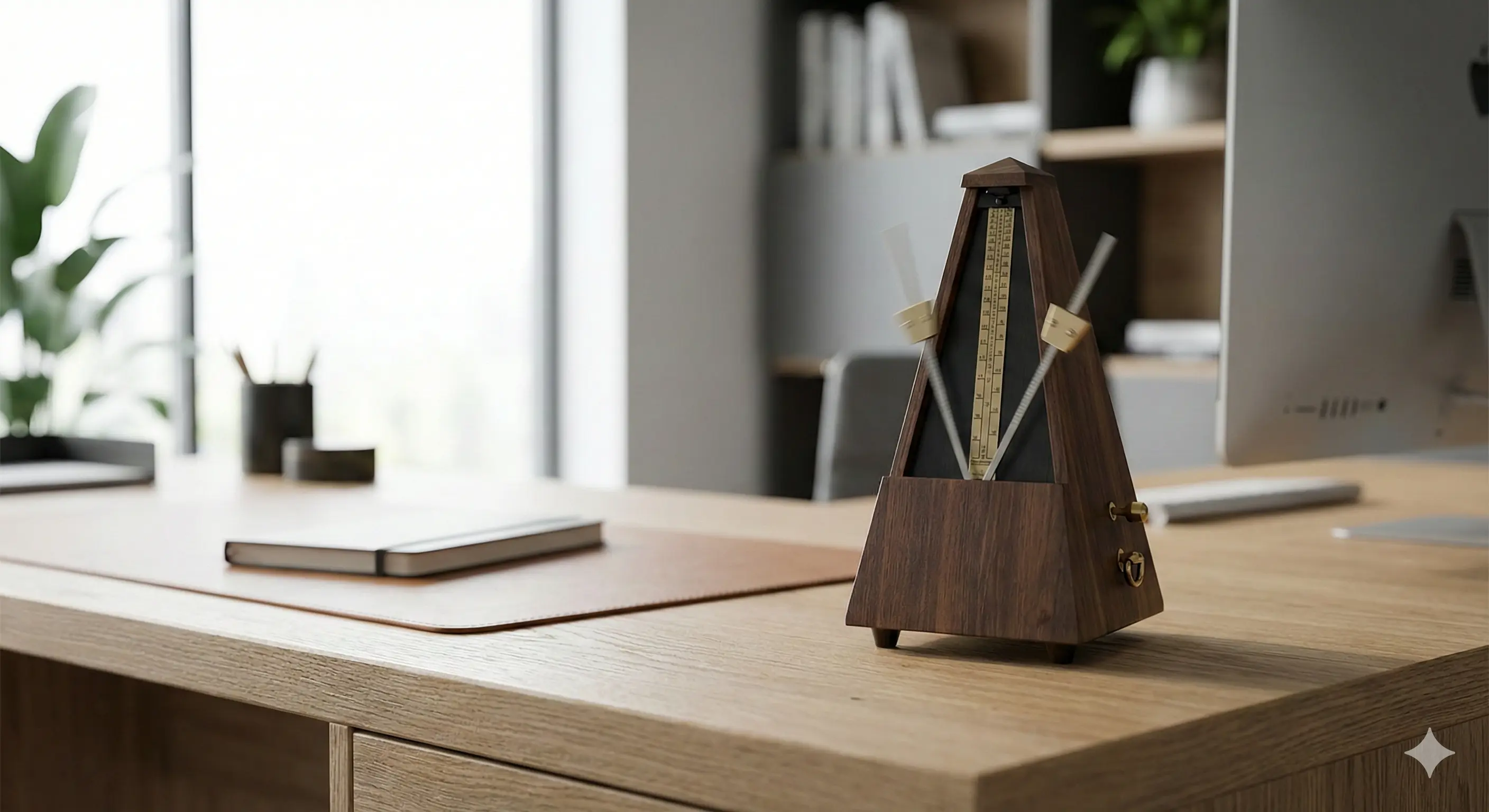 Иллюстрация: Две волны (синусоиды) разного цвета, которые сначала идут вразнобой, а потом синхронизируются в одну гармоничную волну.